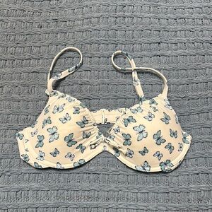 PINK Victoria's Secret Butterfly Print Bikini Top